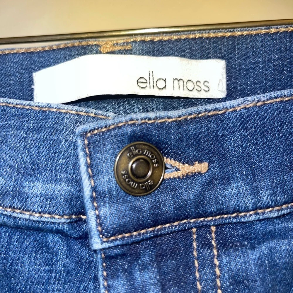 Ella Moss Cropped Wide Leg Jeans 27 - Picture 8 of 11